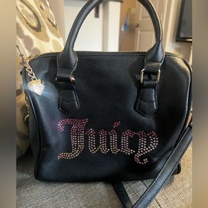 BRAND NEW Juicy Couture black sparkly purse